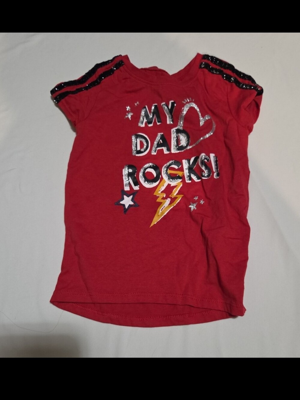 Garanimals Girls 3T red dad rocks top #07